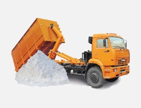 Вывоз снега самосвалами